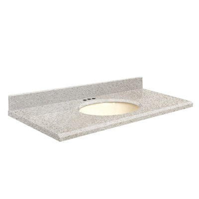 25'' Stone Single Bathroom Vanity Top with Sink