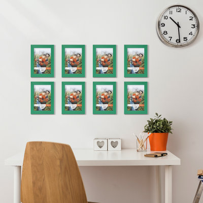 Ensemble de 8 cadres muraux en bois 8 "x 10"