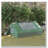 Outsunny 71" x 55" x 32" Mini Tunnel Greenhouse, Garden Planting Shed, Outdoor Flower Planter Warm House with Zipper Windows and Door, Green