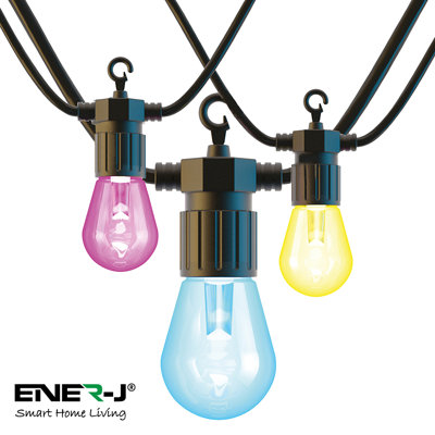 Anniya 730cm LED 12 - Bulb Standard String Light (End to End Connectable)