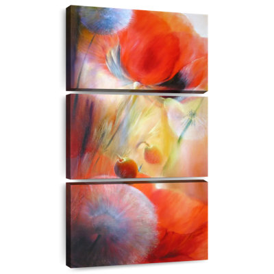 Poppies And Dandelions I