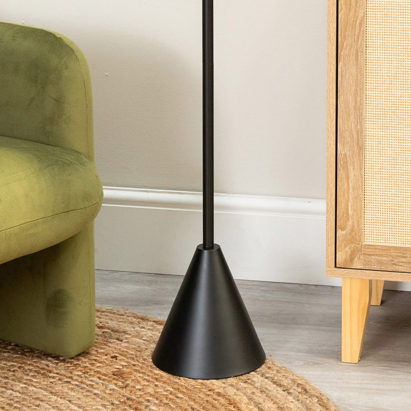 131.5cm Matte Traditional Floor Lamp, Cream