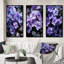 «Violets Whispering Photo», 3 pièces sur toile-1241292711-1241292718