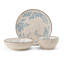 Salma 12-Piece Stoneware Dinnerware Set, Service for 4