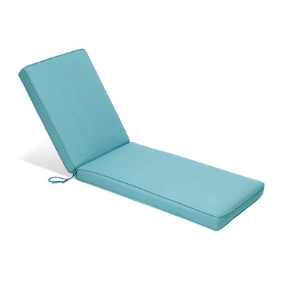  Outdoor 3" Chaise Lounge Seat Cushion with Ties