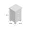 Astrid 35cm W Plywood / Laminate Board Bedside Table-1059201628