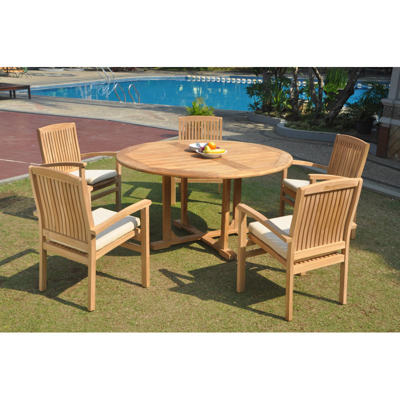 Daniela Outdoor 5 - Piece, 31" H x 60" L x 60" W incorrect, 5