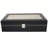 Black Leather Watch Storage Box With 10 Compartments-1641156336-1641156343