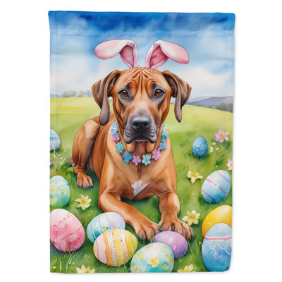 Easter Egg Hunt Double Sided 40'' H x 28'' W Polyester Easter House Flag