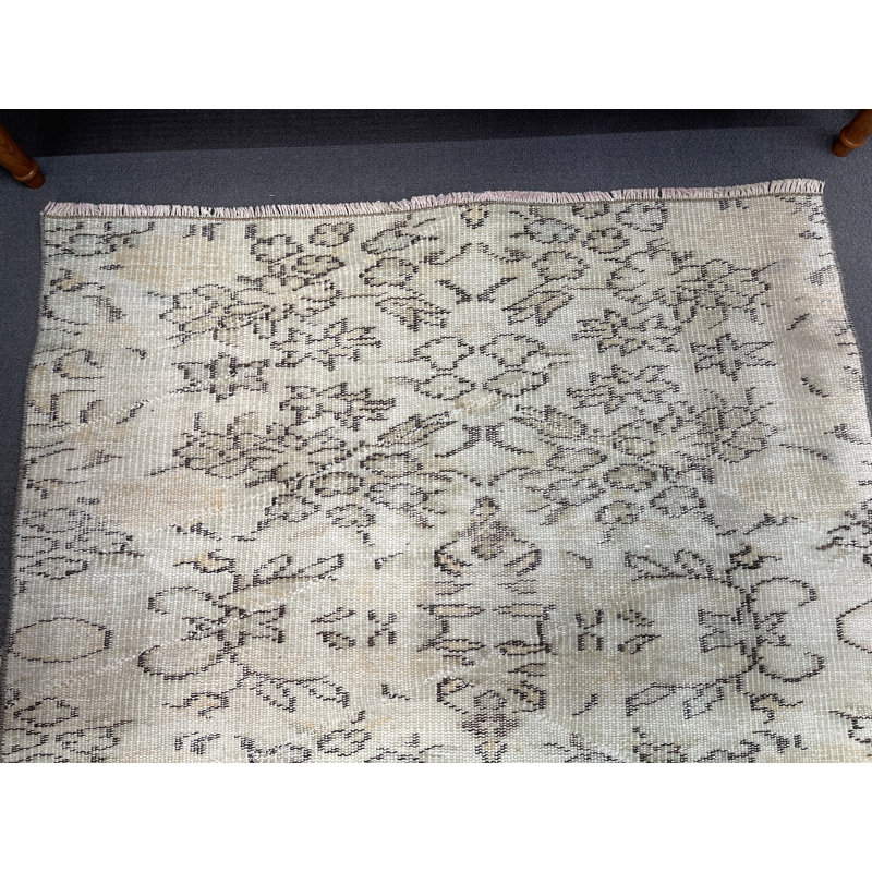 Tapis beige 41,3 x 82,3 pouces Vintage