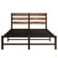 Cadre de lit double en métal avec tête de lit en bois, lumières RVB, chargeur, tablette de rangement, silencieux, aucun sommier nécessaire-1869828277-1872841134
