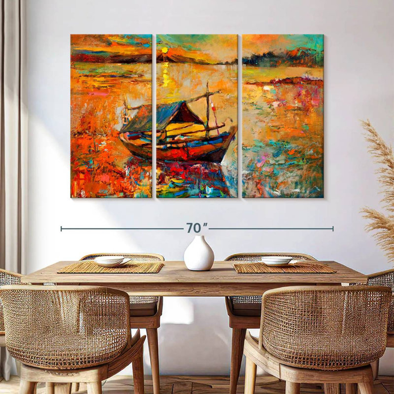 Senne Boat, 42" H x 65" W