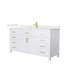 Beckett 66" Freestanding Single Bathroom Vanity with Quartz Top-129519149-129519148-129519150