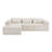107" Compressed Sectional Sofas (Beige)-231545649