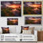 «A Single Tree Glorious Sunset In Flanders Fields», reproduction sur toile-244859904-244859905