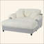 Canapé-lit moderne avec méridienne 65,25 po Cloud-327420260