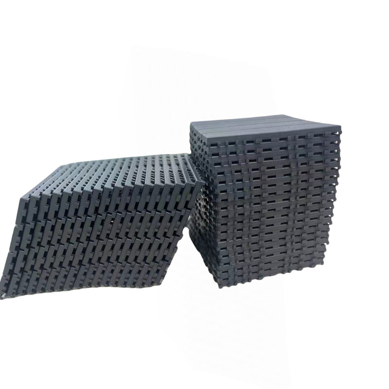 Carreaux de terrasse en plastique emboîtables, Gris