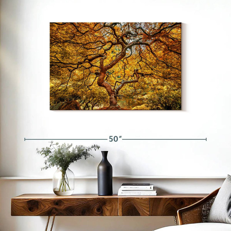 Harnek Yellow Japanese Maple Tree, 24" H x 36" W