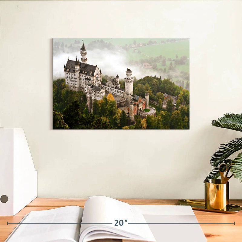 Lilie Misty Neuschwanstein Castle, H 8 po x l 12 po