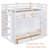 Full Size Loft Bed With Built-In Wardrobe And TV Stand-5868725