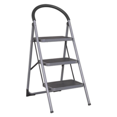 Shakia 3-Tread Trade Step Stool 150Kg Capacity EN 14183