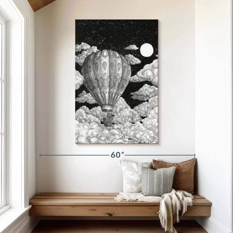 Mehar Hot Air Balloon Adventure Awaits, 48" H x 32" W