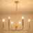 Roxsanne 6 Light Dimmable Classic / Traditional Chandelier Rustic Linear Candle-Style Kitchen Island Light Fixture-400281902-364436818