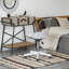Chaise de bureau en acrylique transparent Hovland