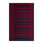 Machine Washable Horizontal Stripes Blue Area Rug