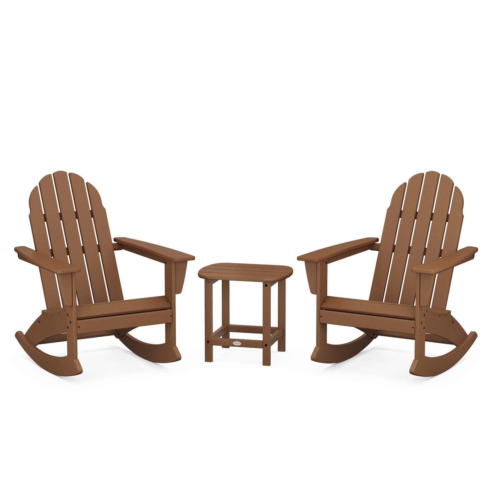POLYWOOD® Vineyard 2-Person Patio Seating Group, Teak