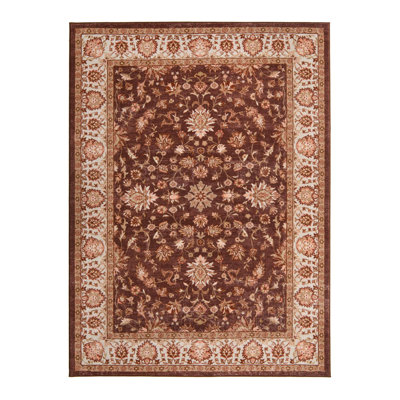 Tapis oriental rouge 