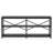 70.9" 3-Tier Industrial Console Table with X-Back