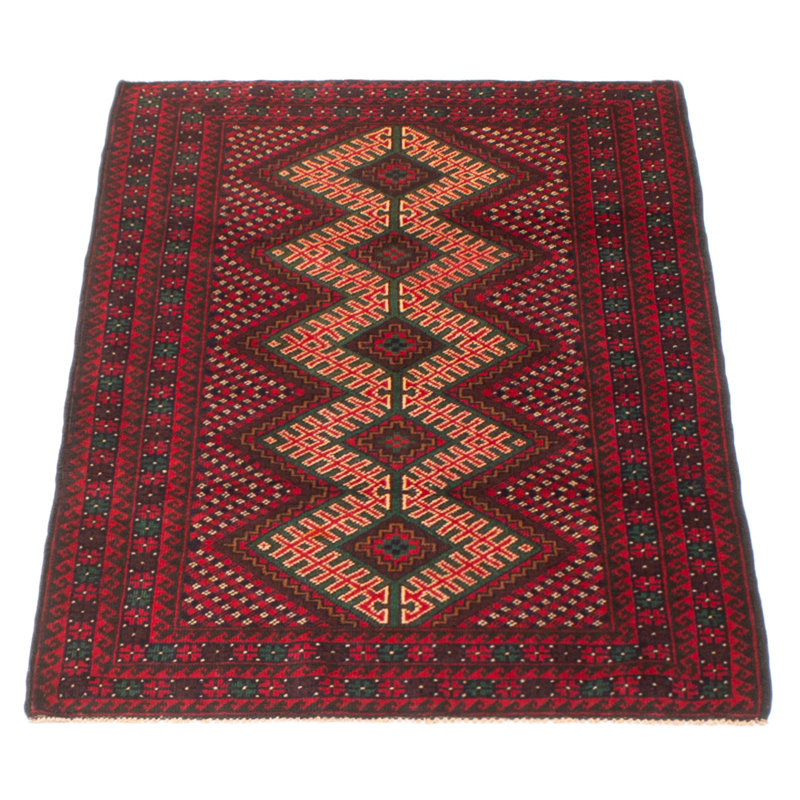 Tapis rouge Teimani 3 pi 0 po x 4 pi 11 po