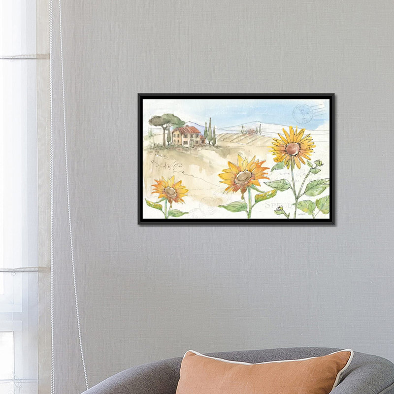 «Tuscan Elegance IV» par Anne Tavoletti - reproduction d'art sur toile tendue, H 32 po x l 48 po x P 1,5 po, Pas de tapis