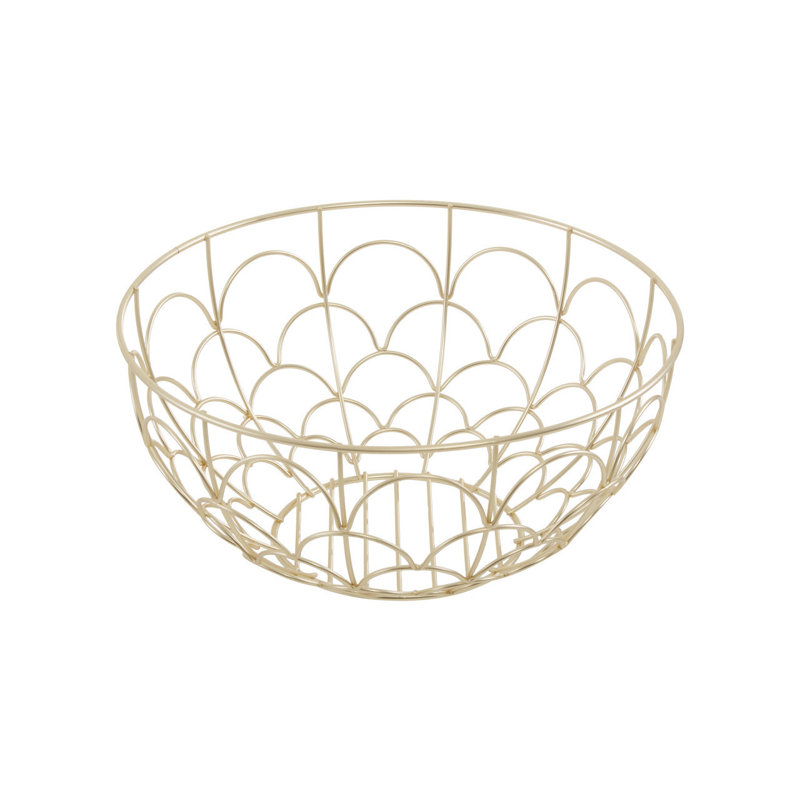17 Stories Decorative Basket, Gold