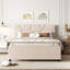 Lit tapissier avec couchette Kenn Linen-1723453869-1723453866