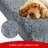 Dog Bed Covers Soft Plush Replacement Washable, Waterproof Dog Bed Liner Grey, Dog Mattress Cover, Pet Bed Cover 54X44 Inches, For Dog/Cat, Cover Only-2006714571