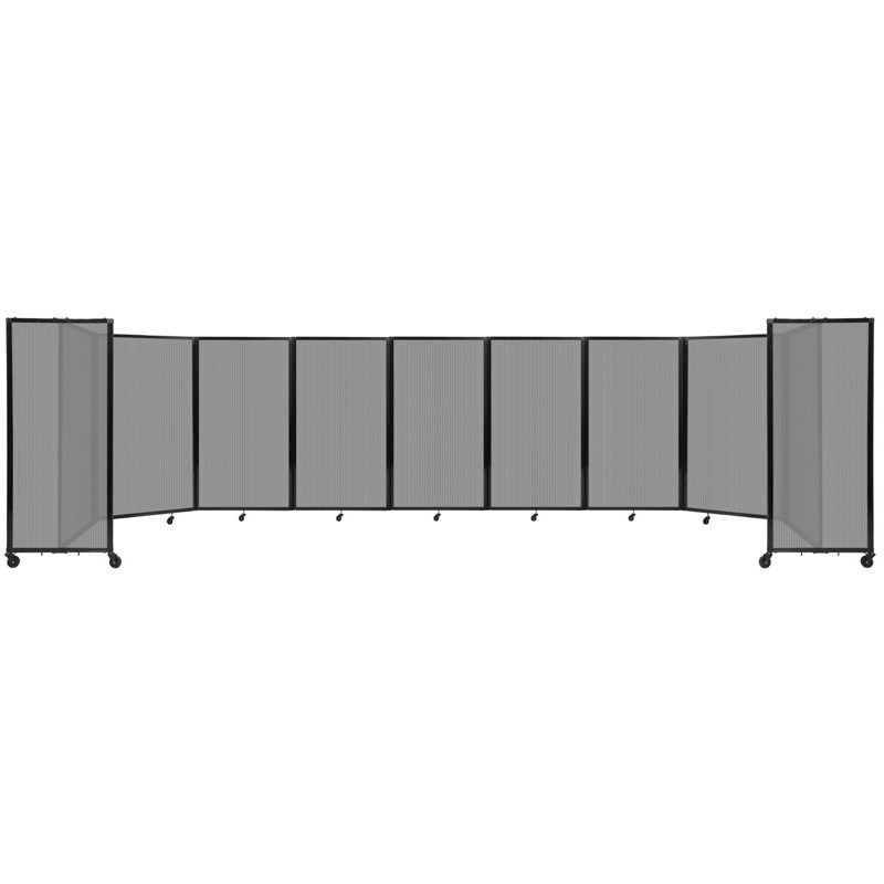 Cloison murale en polycarbonate 360, H 60 po x l 300 po, Rouge