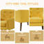 Fauteuil capitonné 25 po Mid Century-717326362