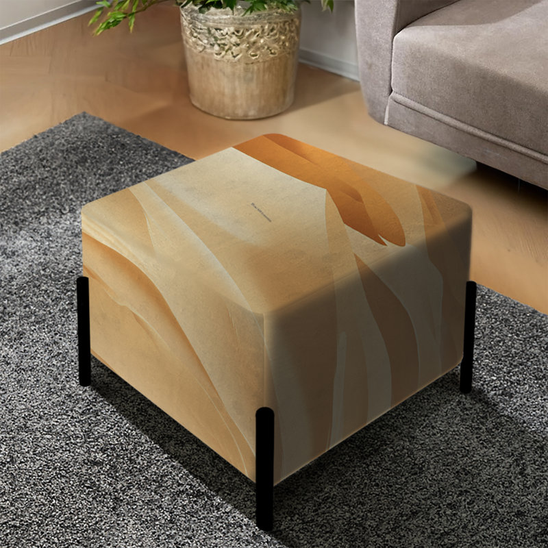 Miroir Sahara Sandscape - repose-pieds carré abstrait