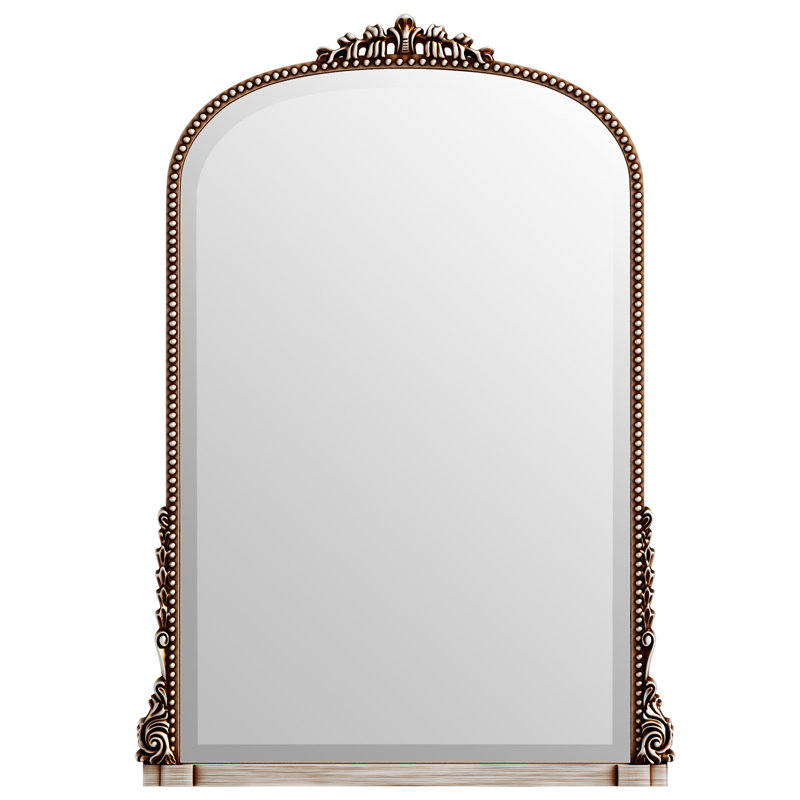 Miroir mural Baroque, Argent argent, 40 po x 28 po