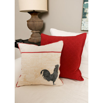 Coussin en coton de poulet Farmhouse