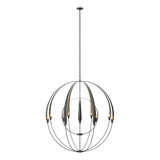 Cirque Double 12 - Light Sphere Globe Chandelier