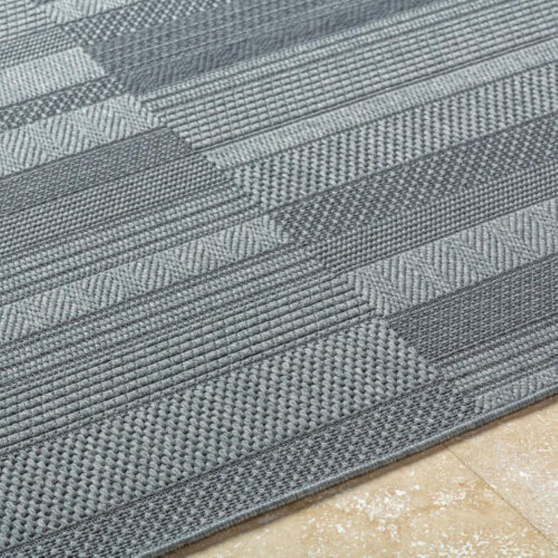 Five O'clock Somewhere Machine Woven Rug, Rectangle 6'7" x 9'