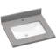 24 po X P 22 po De salle de bain rectangulaire en marbre gris-121836162