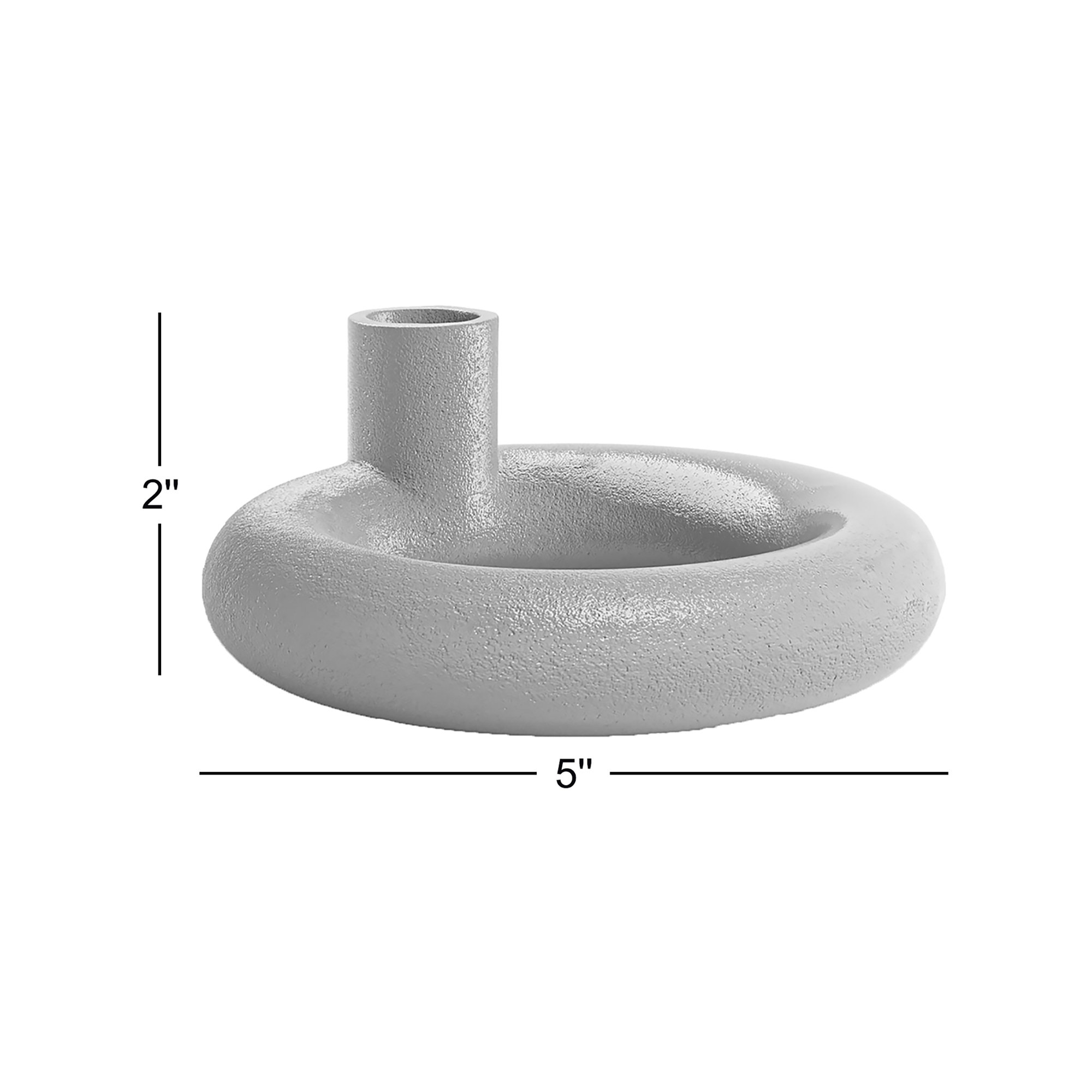 Single Taper Candle Holder, Green