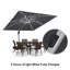 Parasol carré en porte-à-faux avec base-107971787