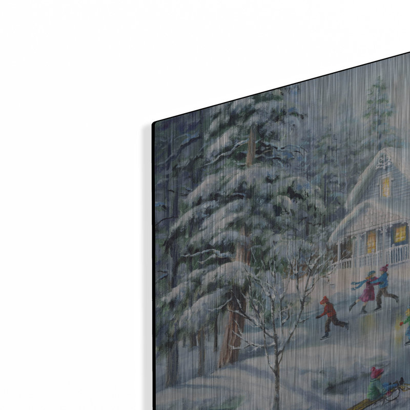 «A Fine Winter's Eve» par Nicky Boehme, H 12 po x l 16 po