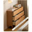 Commode décorative moderne en bois de couleur minimaliste