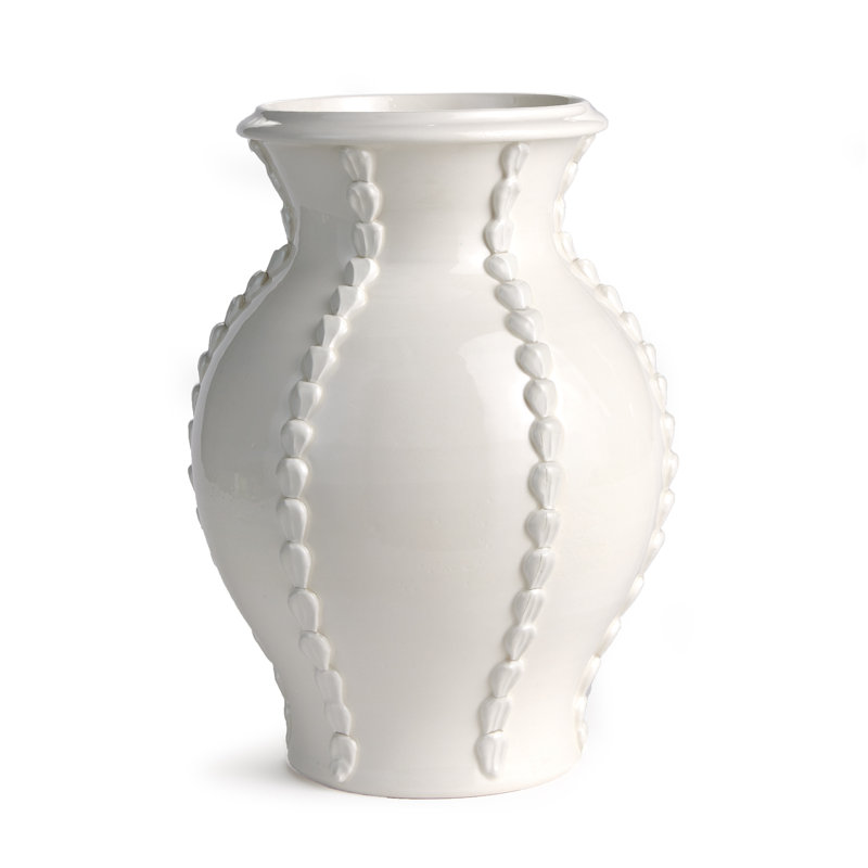 Handmade Table Vase, White